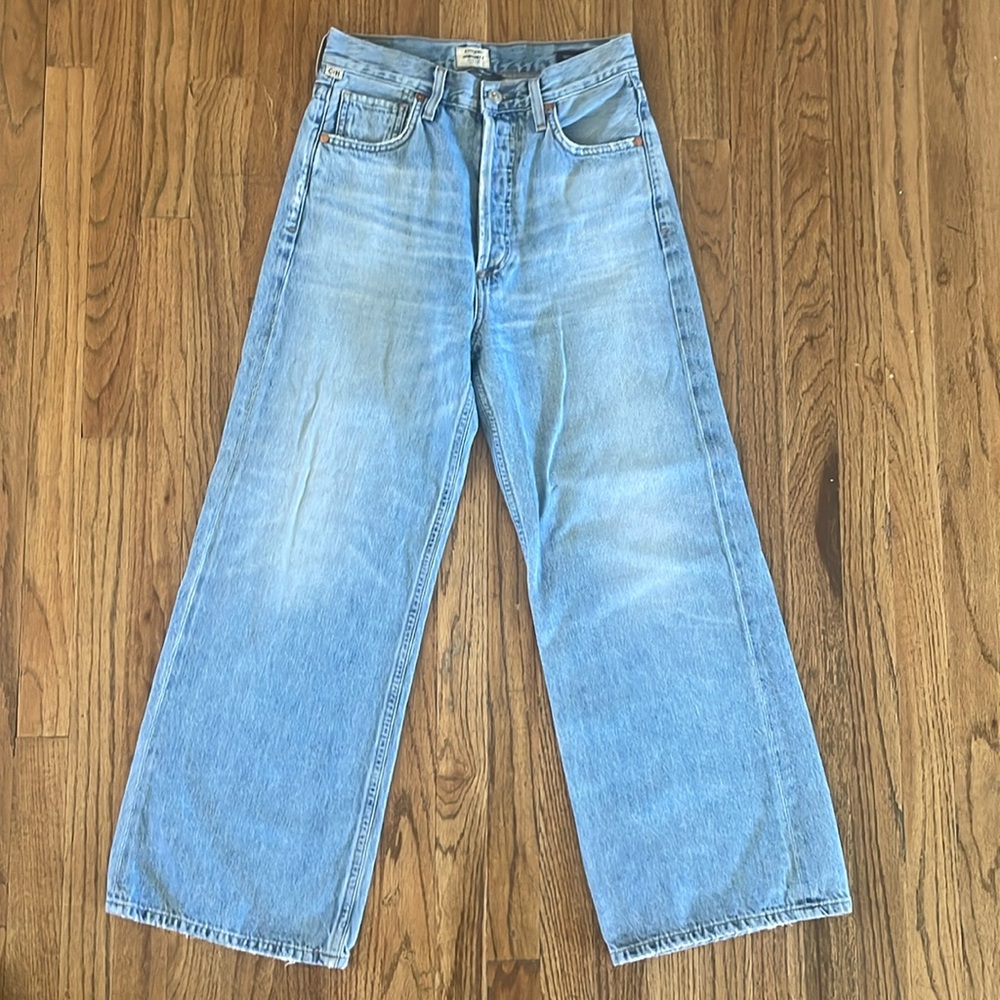 Citizens of humanity sacha high rise wide leg premium vintage denim size 24